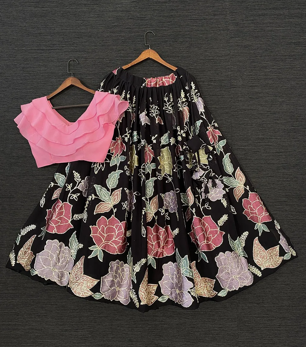 Stylish Kids Girls Lehenga Blouse for Party wear. 